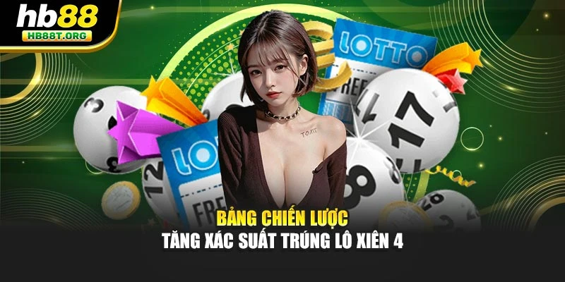 Bảng chiến lược tăng xác suất trúng lô xiên 4